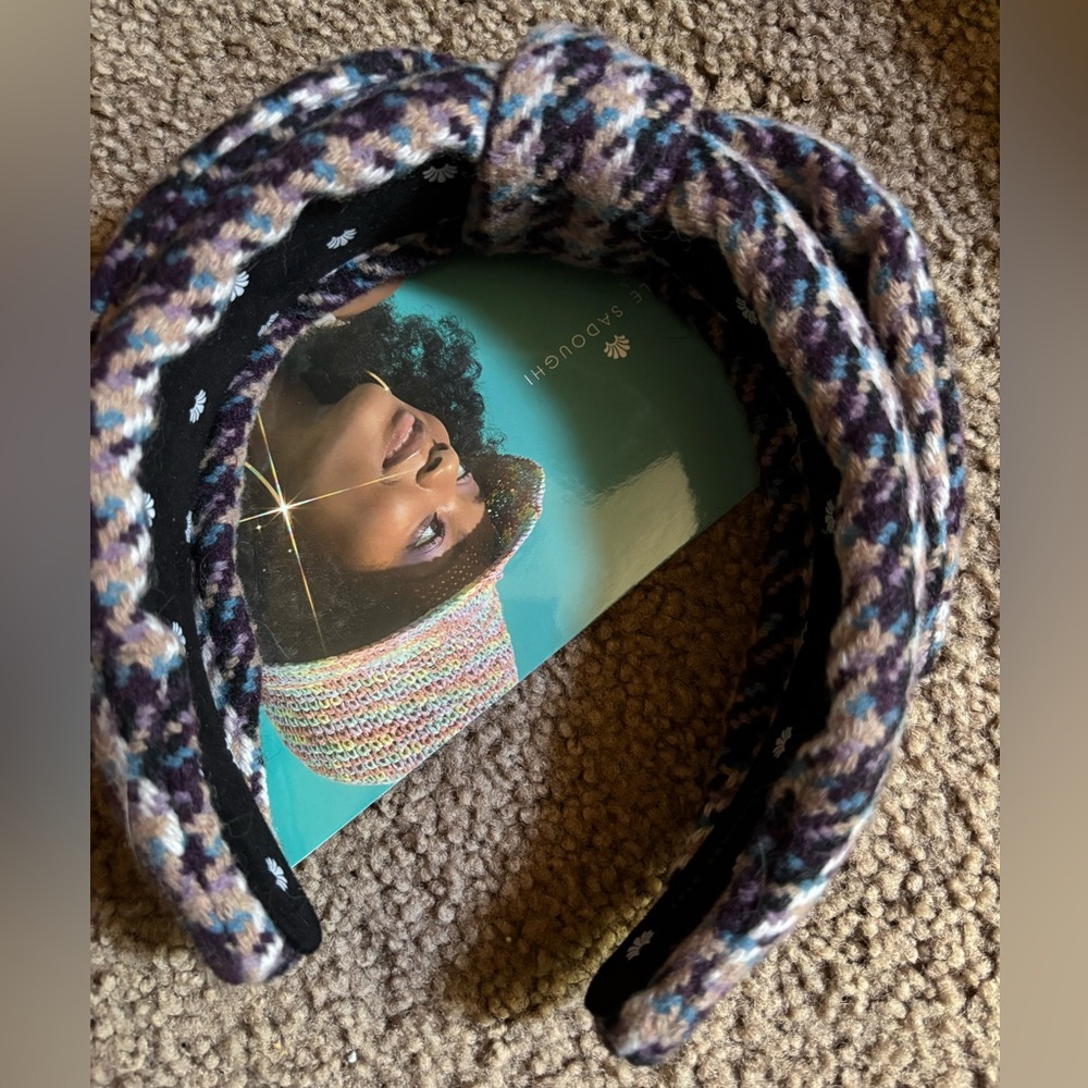 Lele Sadoughi Veronica Tweed headband